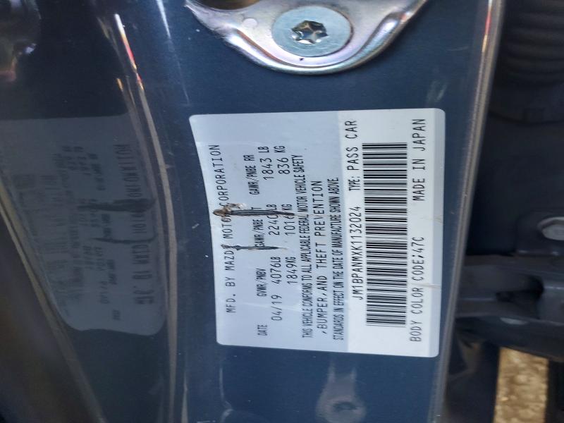 Aukcja sprzedaży 2019 Mazda 3, vin: JM1BPANMXK1132024, numer aukcji: 69244226