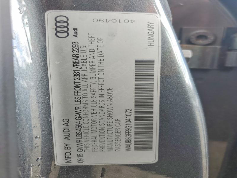 Продажа на аукционе авто 2016 Audi A3, vin: WAUB8GFF9G1041072, номер лота: 70761706