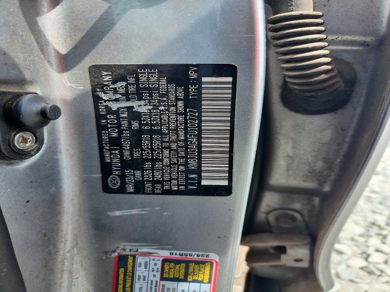 2015 Hyundai Tucson მანქანა იყიდება აუქციონზე, vin: KM8JU3AG4FU102727, აუქციონის ნომერი: 70869836