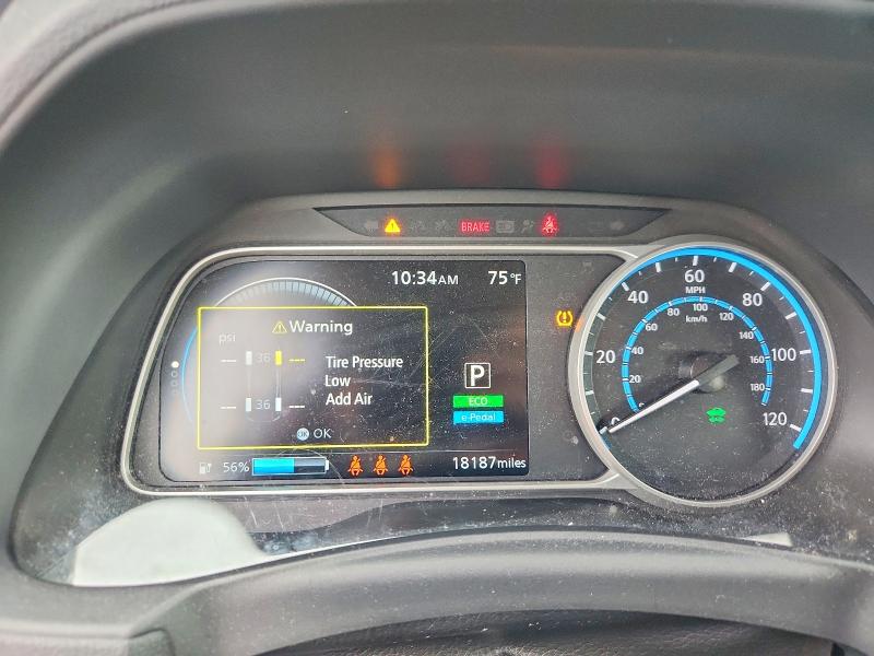 2023 Nissan Leaf მანქანა იყიდება აუქციონზე, vin: 1N4AZ1BVXPC562074, აუქციონის ნომერი: 68817356