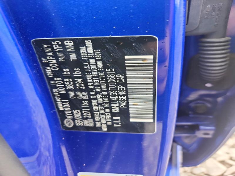 2026 Hyundai Elantra მანქანა იყიდება აუქციონზე, vin: KMHLL4DG9TU106815, აუქციონის ნომერი: 67394626