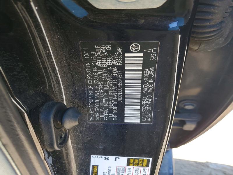 Продаж на аукціоні авто 2011 Toyota Prius, vin: JTDKN3DU7B5347517, номер лоту: 70601356