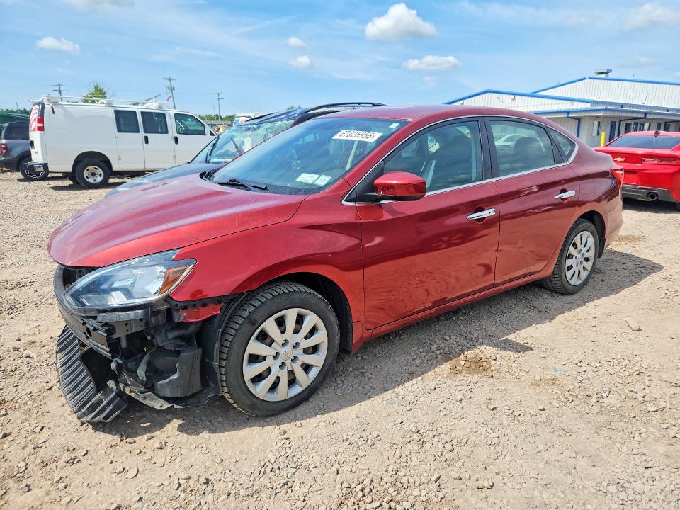 67825956 :رقم المزاد ، 3N1AB7AP2HY317530 vin ، 2017 Nissan Sentra مزاد بيع