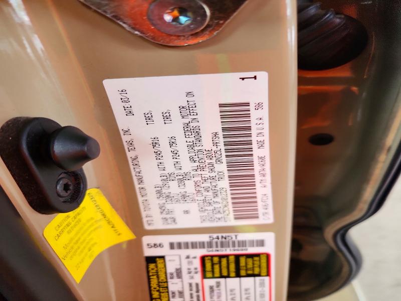 69925496 :رقم المزاد ، 5TFAZ5CN6GX012329 vin ، 2016 Toyota Tacoma مزاد بيع