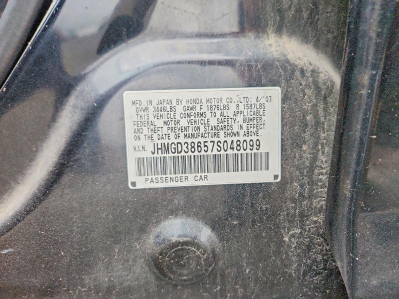 Aukcja sprzedaży 2007 Honda Fit, vin: JHMGD38657S048099, numer aukcji: 68420036