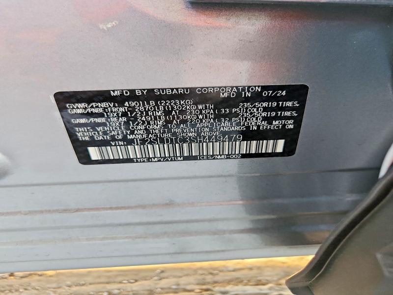 Aukcja sprzedaży 2025 Subaru Forester, vin: JF2SLDTC3SH449479, numer aukcji: 67265316