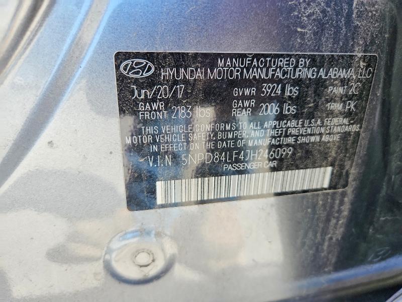 Продажа на аукционе авто 2018 Hyundai Elantra, vin: 5NPD84LF4JH246099, номер лота: 71226536