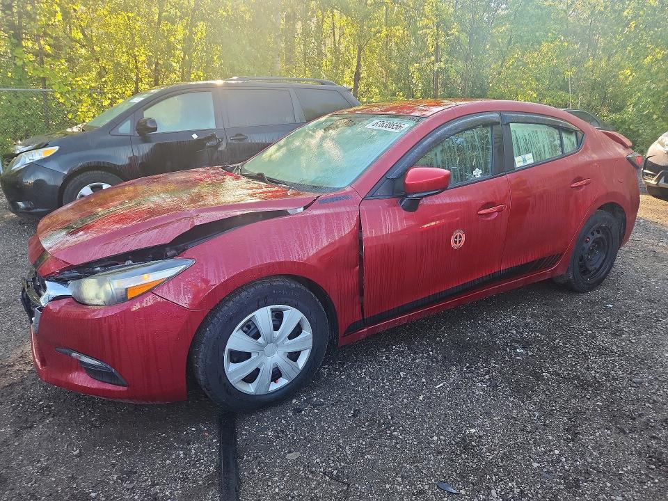 2018 Mazda 3 მანქანა იყიდება აუქციონზე, vin: JM1BN1U70J1176369, აუქციონის ნომერი: 67638656