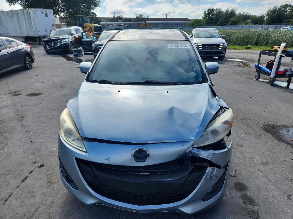 2012 Mazda 5 მანქანა იყიდება აუქციონზე, vin: JM1CW2CL5C0107899, აუქციონის ნომერი: 69851216