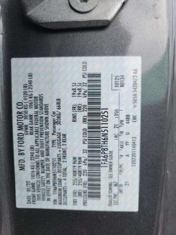 Продажа на аукционе авто 2022 Ford Mustang, vin: 1FA6P8TH6N5110251, номер лота: 70714056