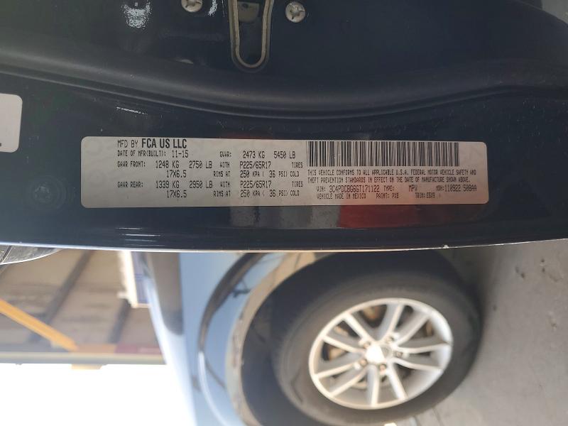 67517766 :رقم المزاد ، 3C4PDCBG6GT171122 vin ، 2016 Dodge Journey مزاد بيع