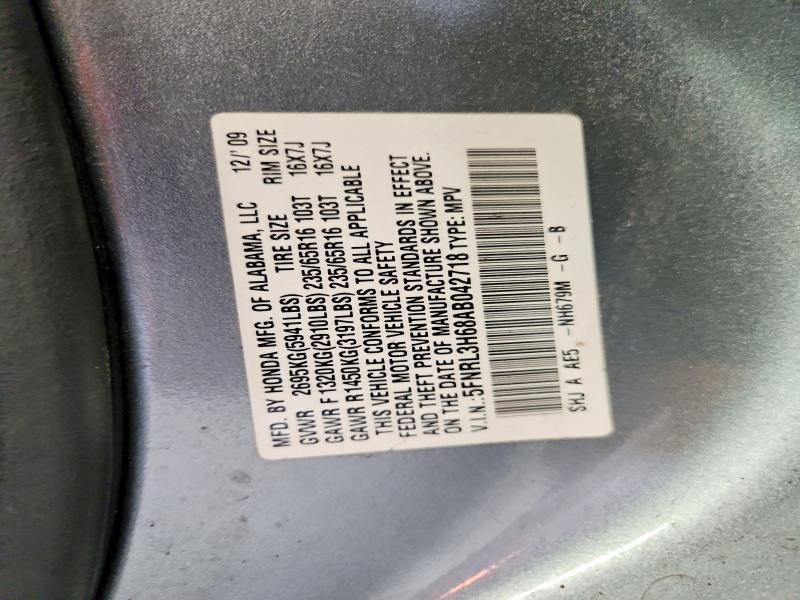 2010 Honda Odyssey მანქანა იყიდება აუქციონზე, vin: 5FNRL3H68AB042718, აუქციონის ნომერი: 70546866