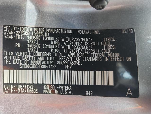 Продажа на аукционе авто 2011 Toyota Sienna, vin: 5TDKK3DC3BS041134, номер лота: 70720266