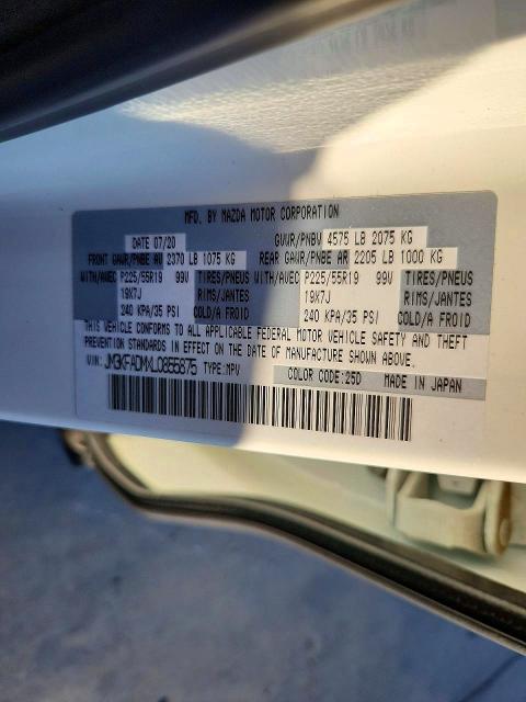 Aukcja sprzedaży 2020 Mazda Cx-5, vin: JM3KFADMXL0855875, numer aukcji: 67373726