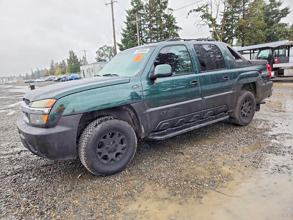 Aukcja sprzedaży 2002 Chevrolet Avalanche, vin: 3GNEK13T92G103905, numer aukcji: 70308566