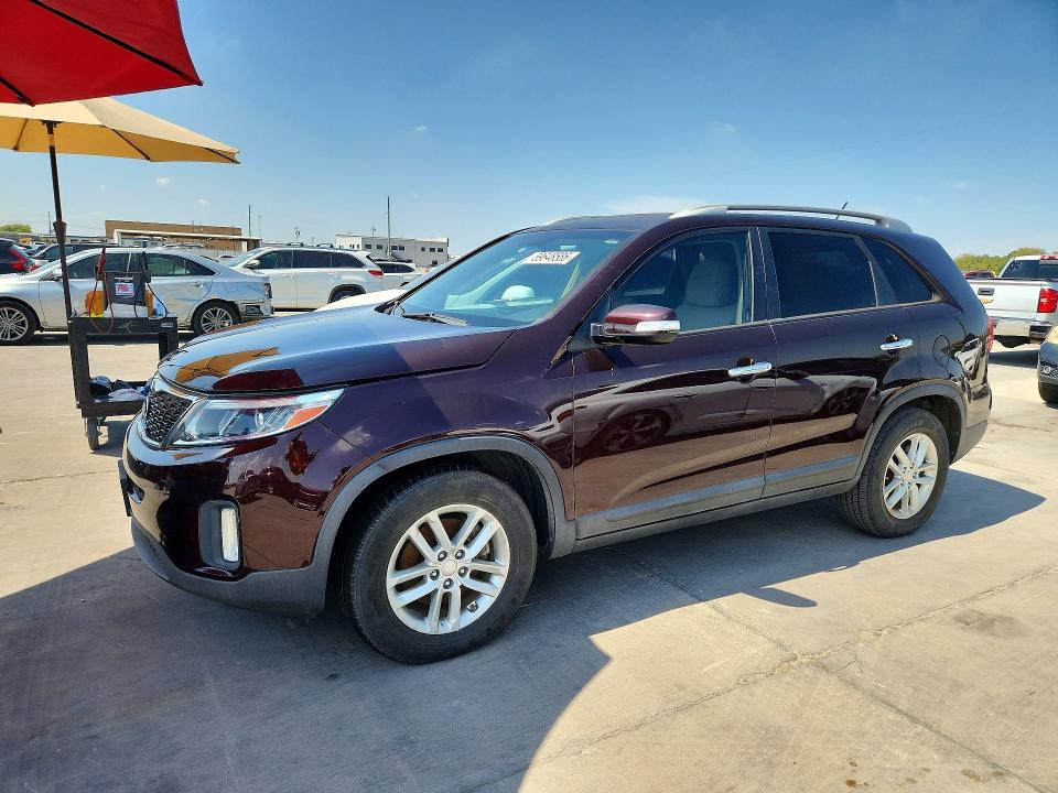 69648586 :رقم المزاد ، 5XYKT4A65EG537149 vin ، 2014 Kia Sorento مزاد بيع