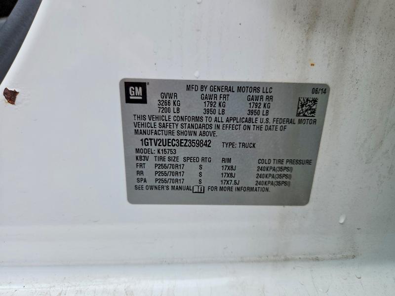 Продажа на аукционе авто 2014 Gmc Sierra, vin: 1GTV2UEC3EZ359842, номер лота: 67334746