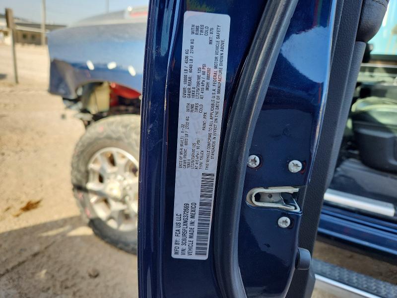 68769386 :رقم المزاد ، 3C6UR5FLXNG372669 vin ، 2022 Ram 2500 مزاد بيع