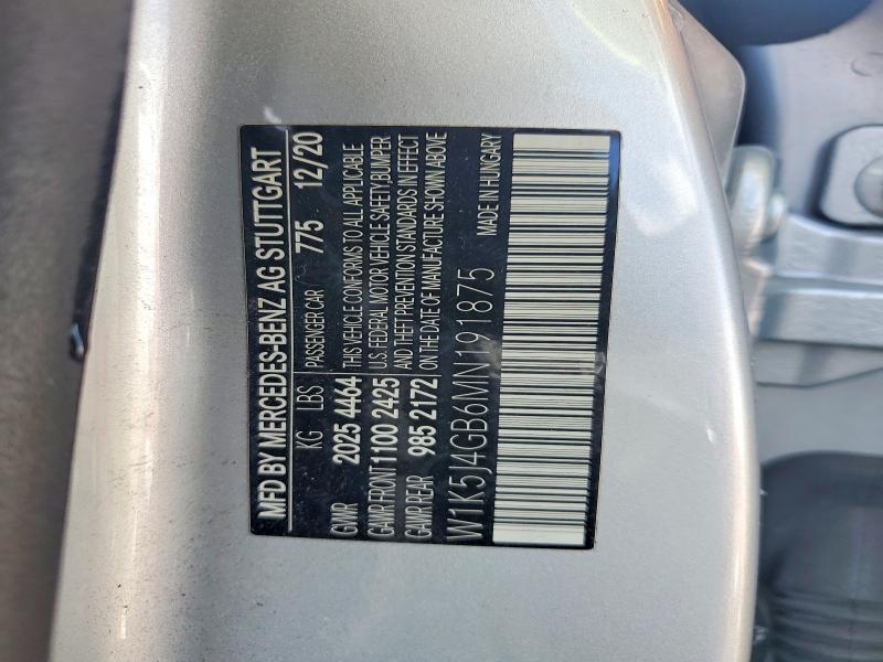 Aukcja sprzedaży 2021 Mercedes-benz Cla, vin: W1K5J4GB6MN191875, numer aukcji: 68661136