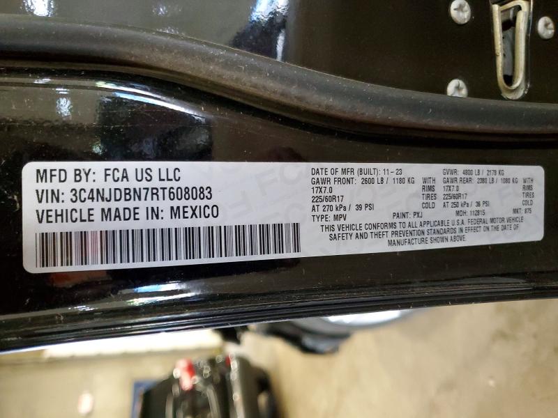 Продажа на аукционе авто 2024 Jeep Compass, vin: 3C4NJDBN7RT608083, номер лота: 70795396