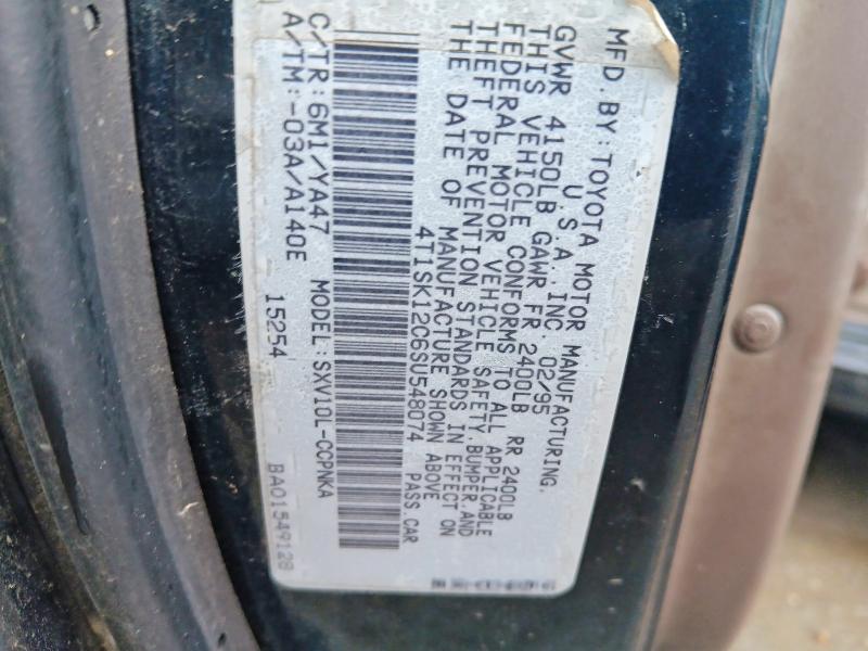 Aukcja sprzedaży 1995 Toyota Camry, vin: 4T1SK12C6SU548074, numer aukcji: 68023676