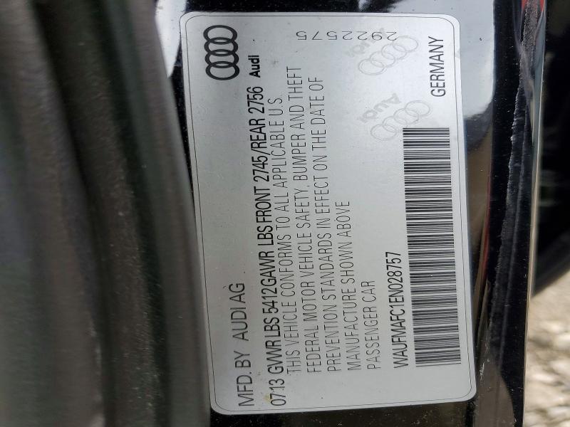 Aukcja sprzedaży 2014 Audi A6, vin: WAUFMAFC1EN028757, numer aukcji: 68261496