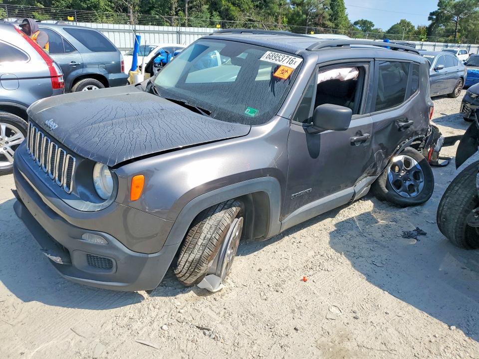 Продажа на аукционе авто 2016 Jeep Renegade, vin: ZACCJAAT9GPD86575, номер лота: 68953716