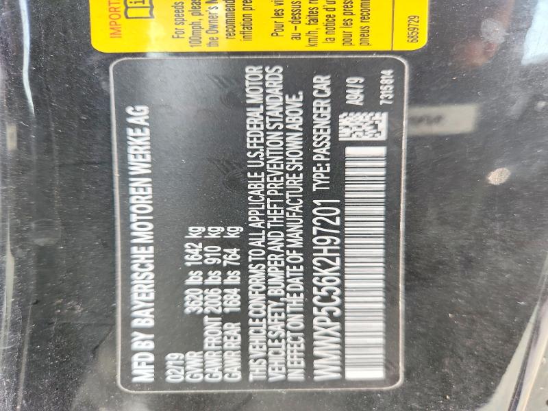 Auction sale of the 2019 Mini Cooper, vin: WMWXP5C56K2H97201, lot number: 68317896