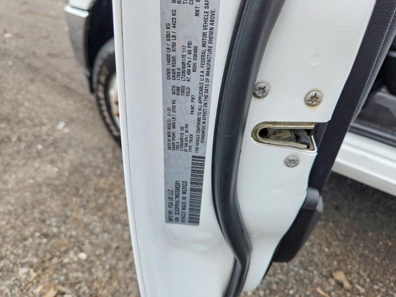 2021 Ram 3500 მანქანა იყიდება აუქციონზე, vin: 3C63RRHL7MG588381, აუქციონის ნომერი: 68537706
