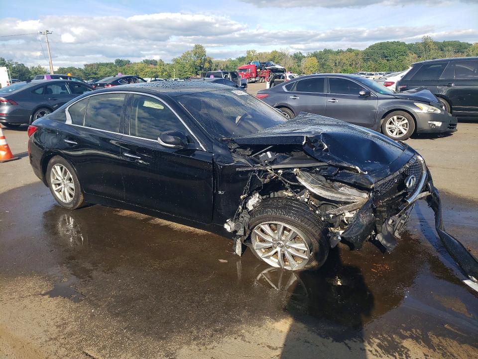 69527816 :رقم المزاد ، JN1BV7AR0FM394233 vin ، 2015 Infiniti Q50 مزاد بيع