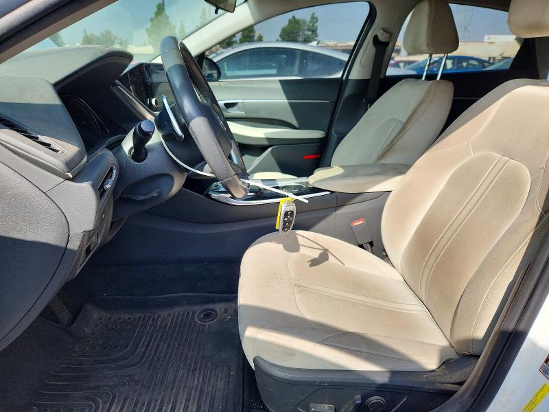 2021 Hyundai Sonata Hybrid მანქანა იყიდება აუქციონზე, vin: KMHL34JJ4MA027877, აუქციონის ნომერი: 68554626