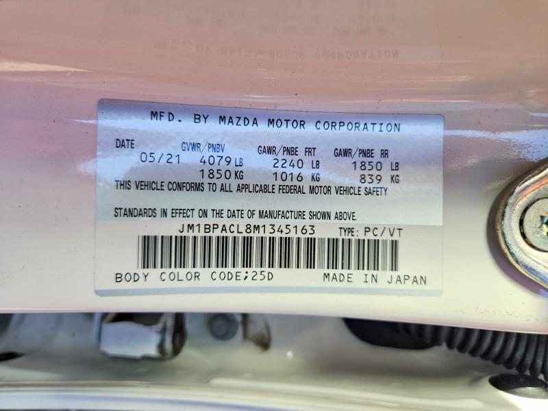 Продажа на аукционе авто 2021 Mazda 3, vin: JM1BPACL8M1345163, номер лота: 68176476