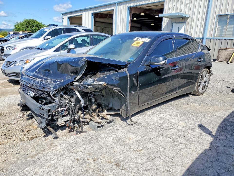 2019 Infiniti Q50 მანქანა იყიდება აუქციონზე, vin: JN1EV7AR1KM550660, აუქციონის ნომერი: 65695716