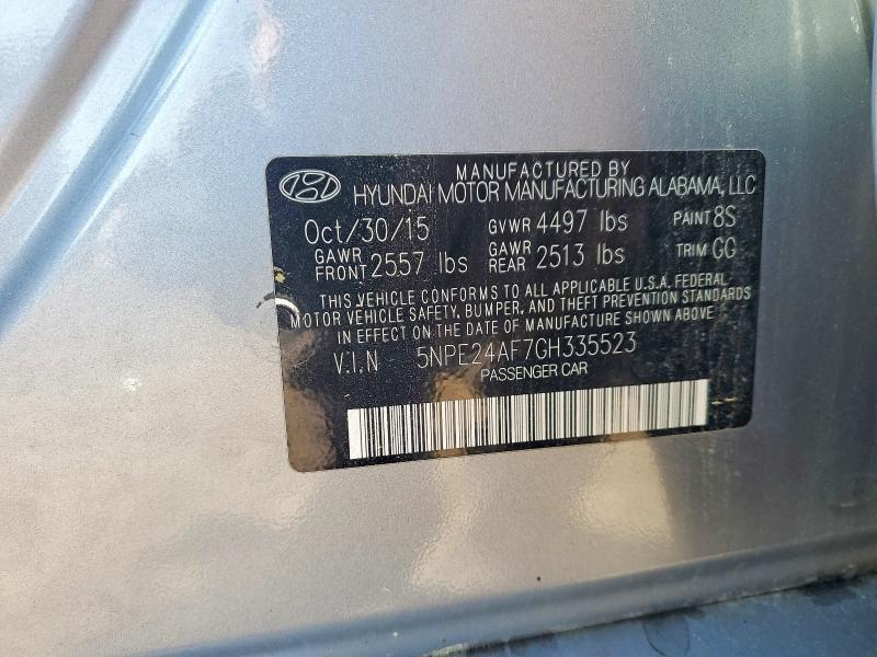 Продажа на аукционе авто 2016 Hyundai Sonata, vin: 5NPE24AF7GH335523, номер лота: 69688606