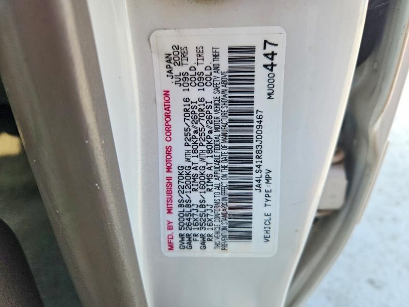 Продаж на аукціоні авто 2003 Mitsubishi Montero, vin: JA4LS41R83J009467, номер лоту: 68764096