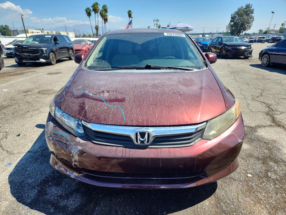 Aukcja sprzedaży 2012 Honda Civic, vin: JHMFB2F82CS001400, numer aukcji: 70673006