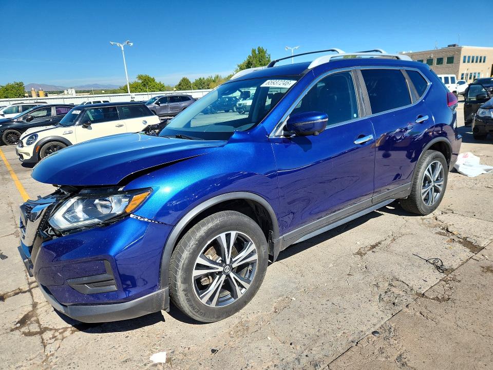 2019 Nissan Rogue მანქანა იყიდება აუქციონზე, vin: 5N1AT2MV1KC717095, აუქციონის ნომერი: 65937246