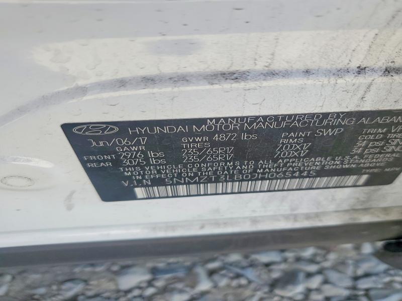 70305726 :رقم المزاد ، 5NMZT3LB0JH065445 vin ، 2018 Hyundai Santa Fe Sport مزاد بيع