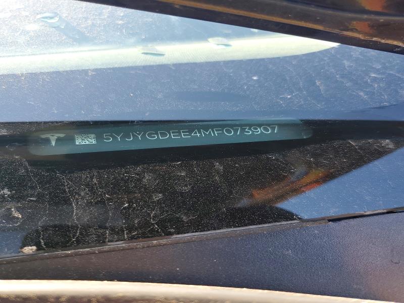 Продажа на аукционе авто 2021 Tesla Model Y, vin: 5YJYGDEE4MF073907, номер лота: 68405016