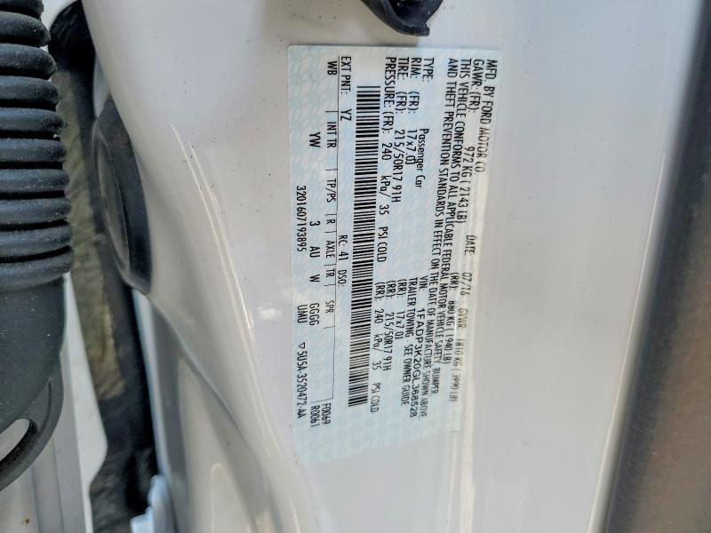 Aukcja sprzedaży 2016 Ford Focus, vin: 1FADP3K20GL368528, numer aukcji: 66561256
