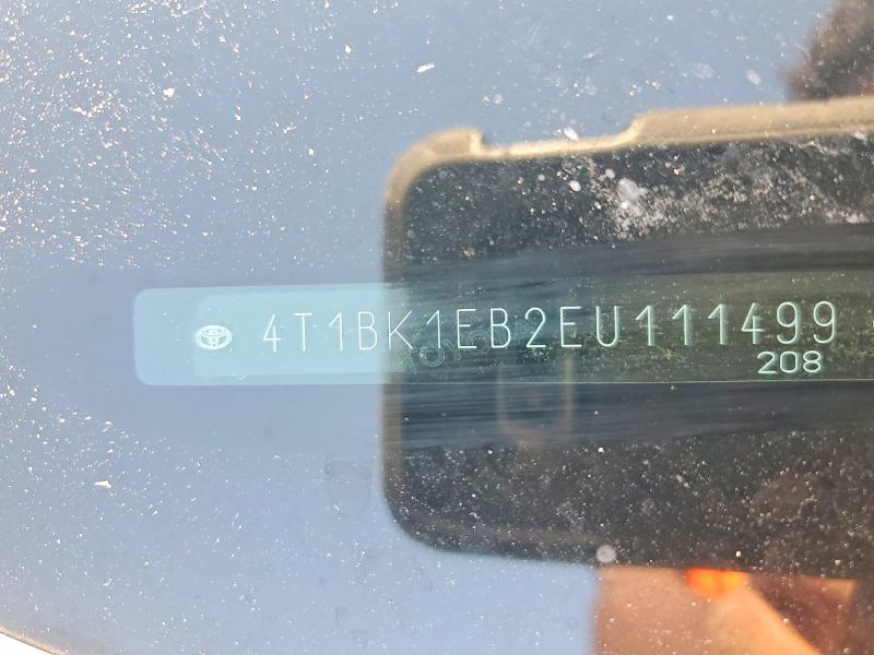 71679866 :رقم المزاد ، 4T1BK1EB2EU111499 vin ، 2014 Toyota Avalon مزاد بيع