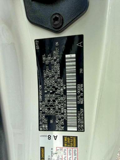 2012 Toyota Fj Cruiser მანქანა იყიდება აუქციონზე, vin: JTEBU4BF1CK147907, აუქციონის ნომერი: 67996326