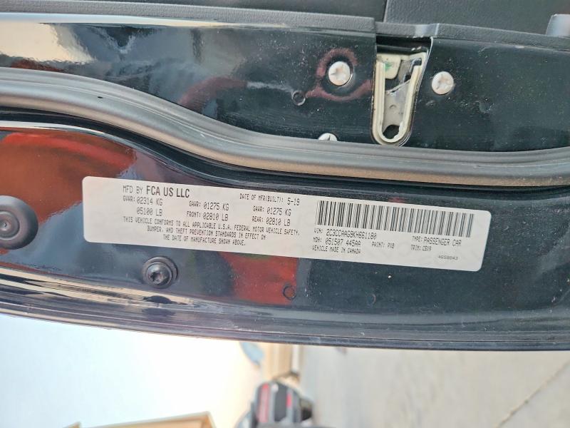 69334346 :رقم المزاد ، 2C3CCAAG9KH661180 vin ، 2019 Chrysler 300 مزاد بيع