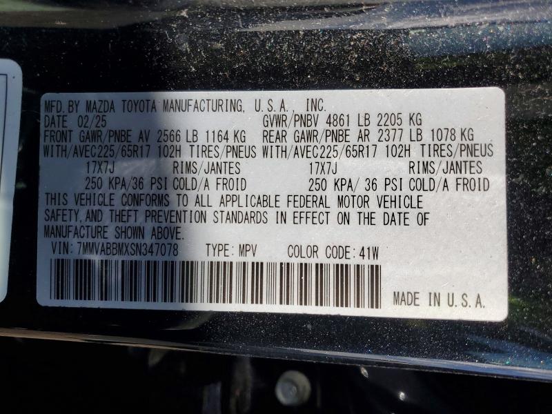 Aukcja sprzedaży 2025 Mazda Cx-50, vin: 7MMVABBMXSN347078, numer aukcji: 68665696