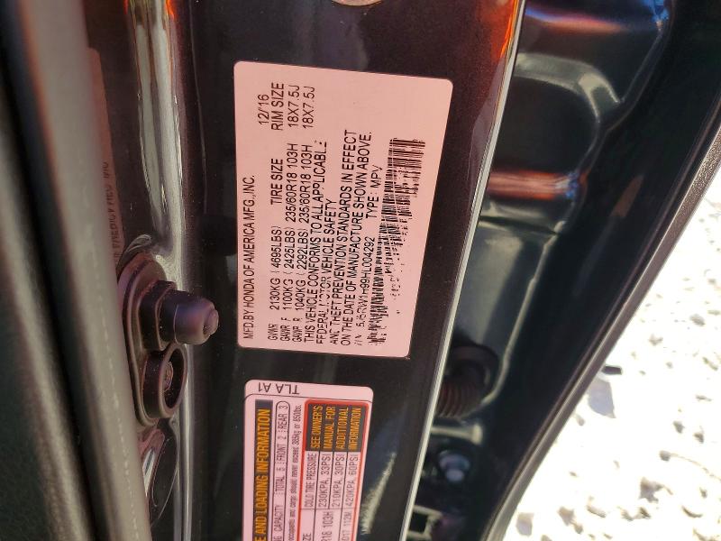 Продажа на аукционе авто 2017 Honda Cr-v, vin: 5J6RW1H99HL004292, номер лота: 69546506