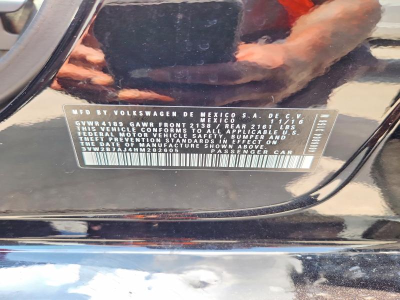 Aukcja sprzedaży 2017 Volkswagen Jetta, vin: 3VW2B7AJ4HM282605, numer aukcji: 69734886