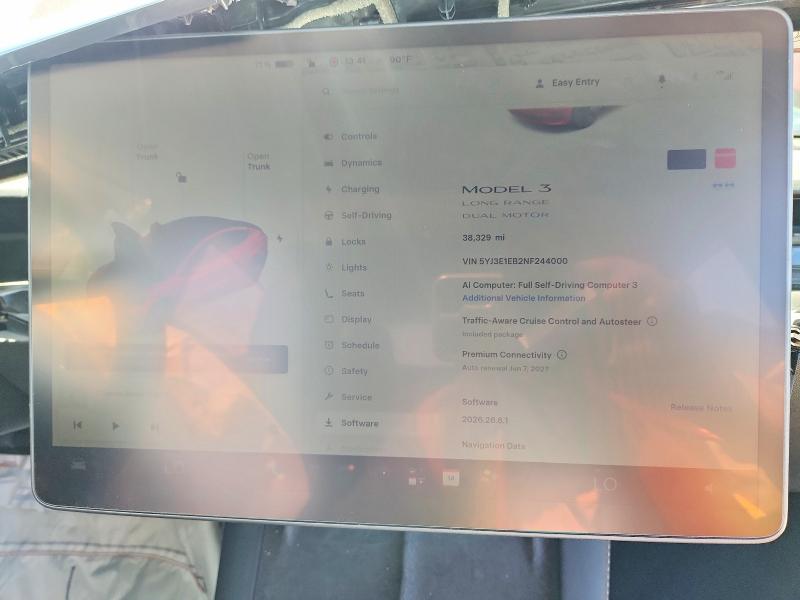 Aukcja sprzedaży 2022 Tesla Model 3, vin: 5YJ3E1EB2NF244000, numer aukcji: 68689006