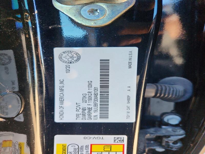 Aukcja sprzedaży 2021 Acura Tlx, vin: 19UUB6F30MA801061, numer aukcji: 70598676