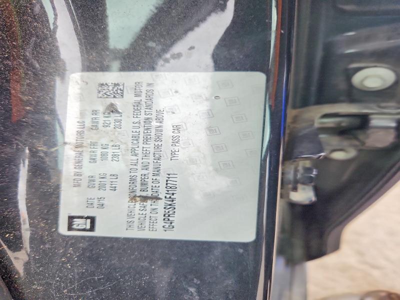 2015 Buick Verano მანქანა იყიდება აუქციონზე, vin: 1G4PR5SK4F4187711, აუქციონის ნომერი: 70681206