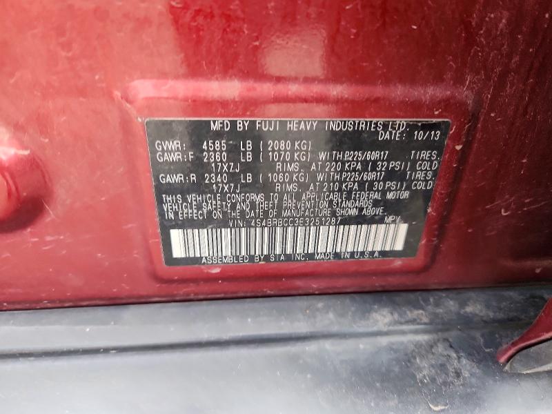 67466416 :رقم المزاد ، 4S4BRBCC3E3251287 vin ، 2014 Subaru Outback مزاد بيع